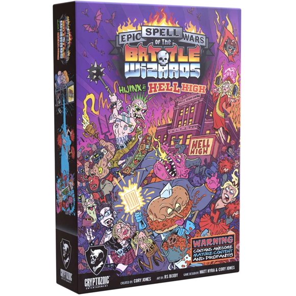 Epic Spell Wars of the Battle Wizards : Hijinx at Hell High 2-6 Joueurs, 17+, 30-45 minutes