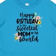 thumbnail image 4 of Inktastic Happy Birthday to the Sweetest Mom in the World Girls Baby T-Shirt, 4 of 5