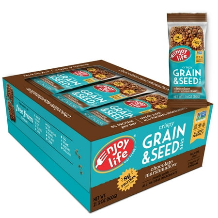 Enjoy Life Grain & Seed Bar, Chocolate Marshmallow (Gluten Free, Allergy Friendly)