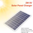 thumbnail image 4 of Wosthever Panel de carga de placa solar Banco de energía Diseño plegable Comodidad Operación simple Teléfono móvil electrónico USB carpas, 4 of 6