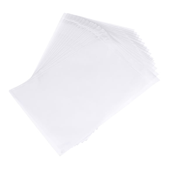 Unique Bargains 6.7x10' Clear Packing List Envelope, 50 Pack Self-Adhesive Top Loading Invoice Label Pouch Sleeves