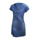 thumbnail image 1 of Vestido Corto de Mezclilla Jinwen Cuello en V Azul oscuro M, 1 of 7