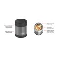 thumbnail image 6 of Thermos Vacuum Insulated Stainless Steel Food Jar, 10oz, Charcoal, 6 of 6