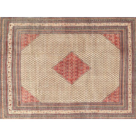 Ahgly Company Indoor Rectangle Traditional Cherry Red Persian Area Rugs, 5' x 8'
