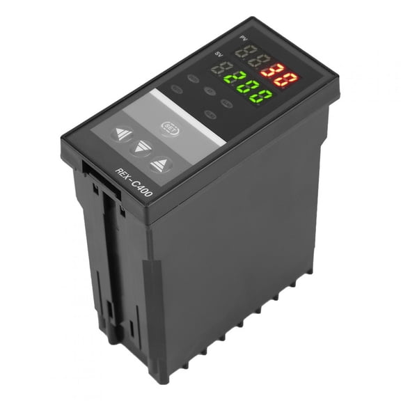 Intelligent Digital Temperature Control Regulator Thermostat - High Precision REX-C400 Furnace & Oven Controller, 0-1300 Degrees C Range AC100-240V