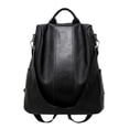 thumbnail image 3 of Women's Leather Anti Theft Backpack Purse – Soft Waterproof Convertible Shoulder Bag, Large Capacity Travel and School Backpack for Everyday Use, 3 of 3