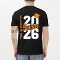 thumbnail image 7 of 2026 Graduation Double Sided Different Design T-Shirt, Senior 2026 Tee Class of 2026 Celebration T-Shirt, 2026 Double Sided Tee OdeJous Black M, 7 of 7