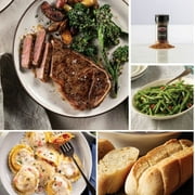 Omaha Steaks Gourmet Dinner for Two (2x Bone-In New York Strips, 1x Lobster Ravioli, 2x Green Beans in Butter Sauce, 4x Individual Baguettes w/ Garlic Butter, 1 jar Seasoning)