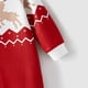 thumbnail image 4 of Conjuntos familiares navideños a juego Sudaderas Estampado de renos por todas partes Ropa de manga raglán, 4 of 5