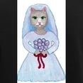 thumbnail image 3 of CafePress - Cat Bride Women's Dark Pajamas - Women's Short Sleeve Print T-Shirt and Pants Dark Cotton Pajama Set, 3 of 7