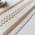 thumbnail image 3 of Mosey Table Runner with Tassels Boho Style Hollow Design Table Cloth for Wedding Rustic Farmhouse Decor, 3 of 8
