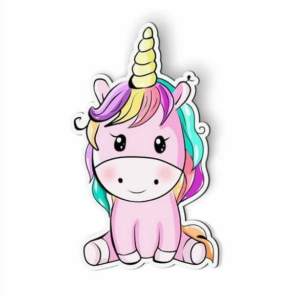 Cute Unicorn - 5" Magnet for Car Locker Refrigerator