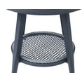 thumbnail image 2 of Furniture of America Tropaz Faux Wicker 3pc Patio Bistro Set, Gray, 2 of 5