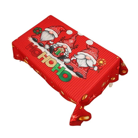 

Rdeuod Tablecloth Christmas Rectangular Holiday Party Cover 140*180Cm