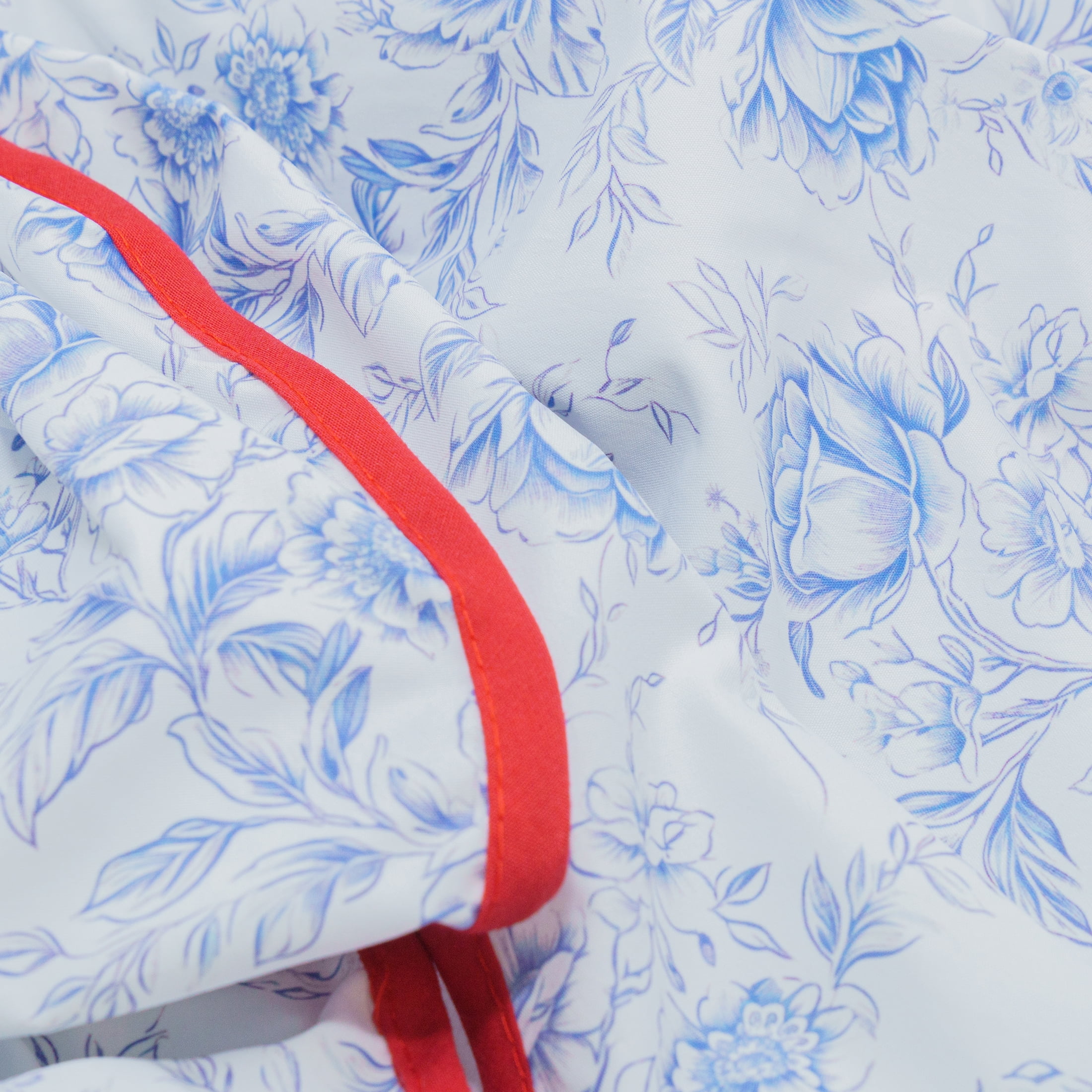Extra Large Floral Decorative Bow, Red and Blue, 48", by My Texas House