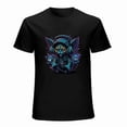thumbnail image 1 of Cat T-shirt Cat Unisex T-shirt Unisex tees Casual Cotton Colorful Printing, 1 of 5