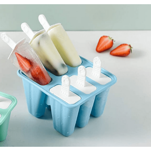 Popsicle Molds 6 Pieces Silicone Ice Pop Molds Bpa Free Popsicle