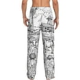thumbnail image 6 of Cauagu Country Farm Scene Mens Pajama Pants Sleep & Lounge Pants,PJ Bottoms with Pockets-Small, 6 of 7