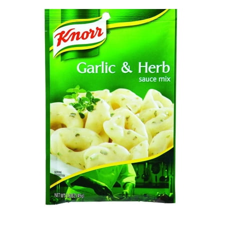 Knorr Sauce Mix - Garlic and Herb - 1.6 oz - Case of (Best Store Pasta Sauce)