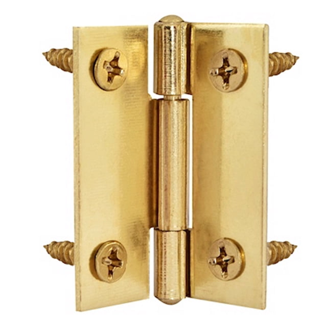 bisagra plana de 3.9 x 3.9 cm dorado