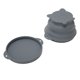 thumbnail image 3 of Cuencos plegables de viaje para perros, cuencos plegables de silicona portátil para perros con tapas para exteriores, 3 of 13