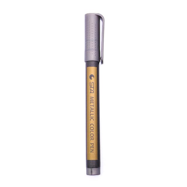WDOplteas Marcadores Pintura Fuego para Invitaciones Marcadores Color para Goma Metal (negro)