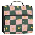 thumbnail image 5 of FORMRS Zipper Binder with Shoulder Strap 2-inch Ring 500 Sheet Capacity File Bag, Pink Abstract, 5 of 5