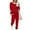Red, variant on SHINE UP Sweatsuits Womens 2pcs Sets Jogger Set Casual 2 Piece Outfit Striped Sweatshirts Long Tracksuits