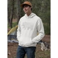 thumbnail image 2 of Bear In Dots Pattern Hoodie Men -Image by Shutterstock, Male 4X-Large, 2 of 4