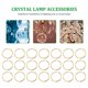thumbnail image 5 of 300 piezas Anillo de conexión de candelabro Accesorio de iluminación de anillo de bola de cristal DIY, 5 of 5