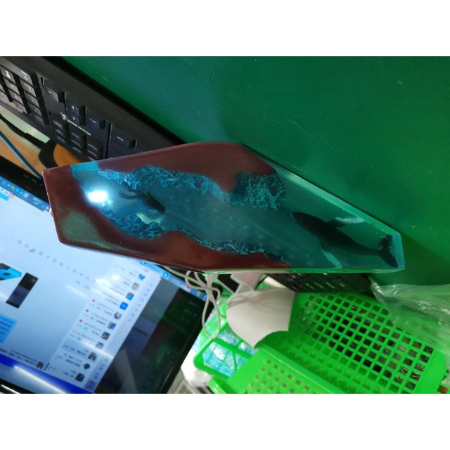 Lámpara De Luz De Madera De Resina Epoxi Buzo Y Ballena Jorobada Luces Led Luz De Noche Lámpara De Luz De Madera De Resina Epoxi Buzo Grande Y Ballena Jorobada Luces Led Luz De ANGGREK Otros
