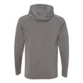 thumbnail image 3 of Augusta XL Zeal Hoodie Graphite Heather/Power Yellow 4762, 3 of 3