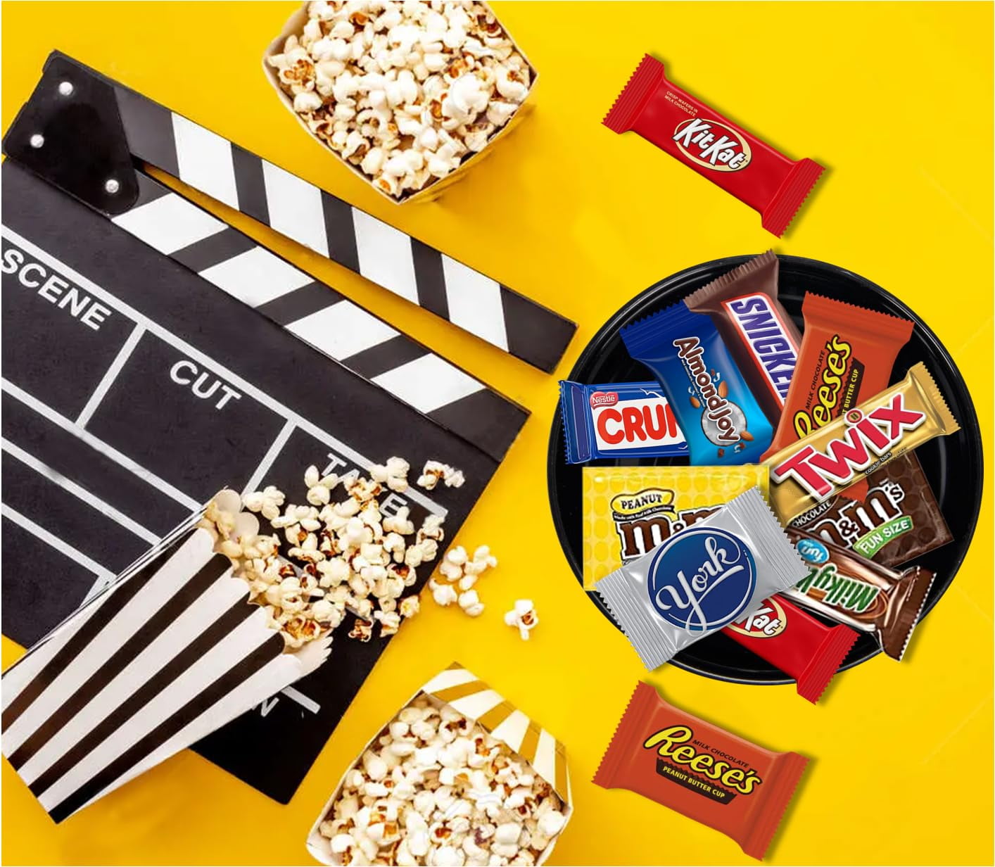 CANDYMAN Chocolate Candy Variety Pack - Fun & Mini Size Individually Wrapped Treats, 3 Pound Bag
