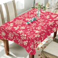 thumbnail image 3 of GZHJMY Christmas Backdrop Outdoor Tablecloth 60x120In,Rectangle Table Cover Kitchen Dinner for Outdoor and Indoor Party Holiday Hotel BBQ-Christmas742 Home Decor, 3 of 7