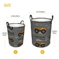 thumbnail image 5 of Fotbe Construction Machines Laundry Basket with Handles, Waterproof Large Laundry Hamper, Wash Bag for Corner Dorm, Rolling Laundry Basket with Handles-Small, 5 of 8