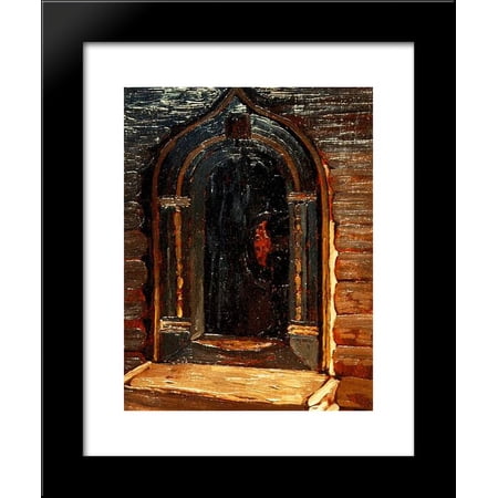 Rostov Veliky. Door of the church on Ishna. 20x24 Framed Art Print by Nicholas Roerich