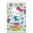 thumbnail image 1 of Hello Kitty - Happy Wall Poster, 22.375" x 34", 1 of 4