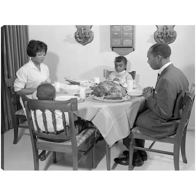 Cuadro Decorativo - Cena Multicultural Jr Impresión en canvas, estrechado.