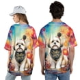 thumbnail image 5 of Hello 2025 Shih Tzu Celebrates Happy New Year Firework Balloon All Over Print 3D Baseball Shirt Lion Dog Lover Gifts Softball Sport - 02024, 5 of 6