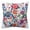 K, variant on Pillowcase 18*18Inch Embroidered 3D Floral Spring Summer Decorative Throw Pillow Cover (No Insert)