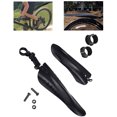 thumbnail image 4 of 2 Pcs Bicycle Mudguard Set MTB Mudguards Bike Mud Flaps Quick Release PVC Mountain Bike Front Rear Splash Guard (Black), 4 of 8