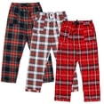 thumbnail image 2 of Angelina Women's COZY Flannel Pajama Pants (3-Pack), 2 of 7