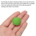 thumbnail image 4 of Wool Felt Balls Beads Woolen Fabric 2cm 20mm Green for Home Crafts 10Pcs, 4 of 5