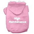 thumbnail image 1 of High Maintenance Screen Print Pet Hoodies Light Pink Xxxl(20), 1 of 1