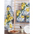 thumbnail image 2 of Yellow Lemon Kitchen Dish Towels for Drying Dishes Set of 2, Middle Century Blue Italian Textured Waffle Weave Microfiber Hand Tea Bathroom Towels Quick Dry & Absorbent Towel 15.7x23.6, 2 of 7