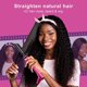 thumbnail image 3 of Alisador Mini de cerámica Hot Comb Hair Trends, color rosa, 500 °C, 3 of 8