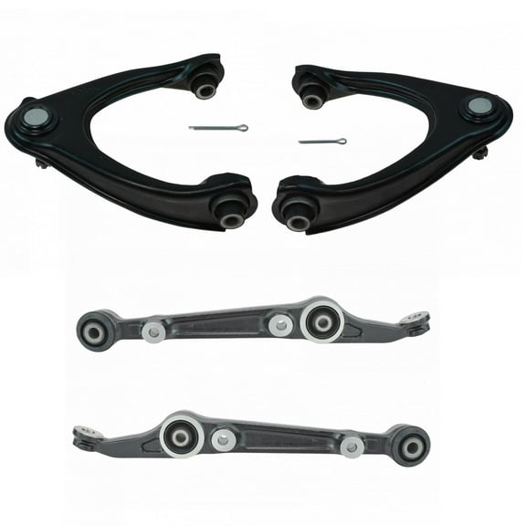 TRQ 4 Piece Front Upper & Lower Control Arm Kit Set for Honda Civic New PSA66477