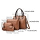 thumbnail image 1 of Bolso Hombro 4 Piezas Monederos Y Bolsos para Mujer Cuero PU Uso Diario, 1 of 7