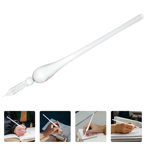 MLINS Novelty Dip Pen Multi-function Glass Dip Pen Glass Dipping Pen Glass Ink Pen Elegant Glass Pen