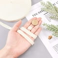 thumbnail image 3 of 50M/Roll 2 Rolls Cotton Webbing 10mm(3/8") Wide Herringbone Cotton Tape Ribbons Flat Cords for Sewing Knitting DIY Making DIY, 3 of 7